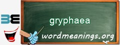 WordMeaning blackboard for gryphaea